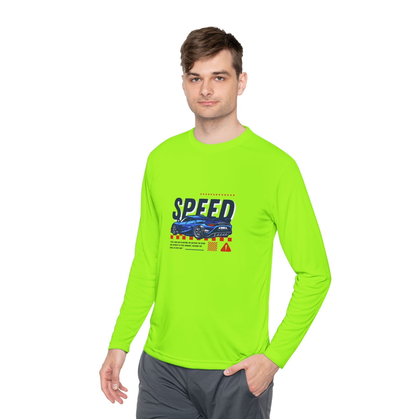 Men's Long Sleeve Tee - Speed Racer Graphic Tee - Clix Bazaar