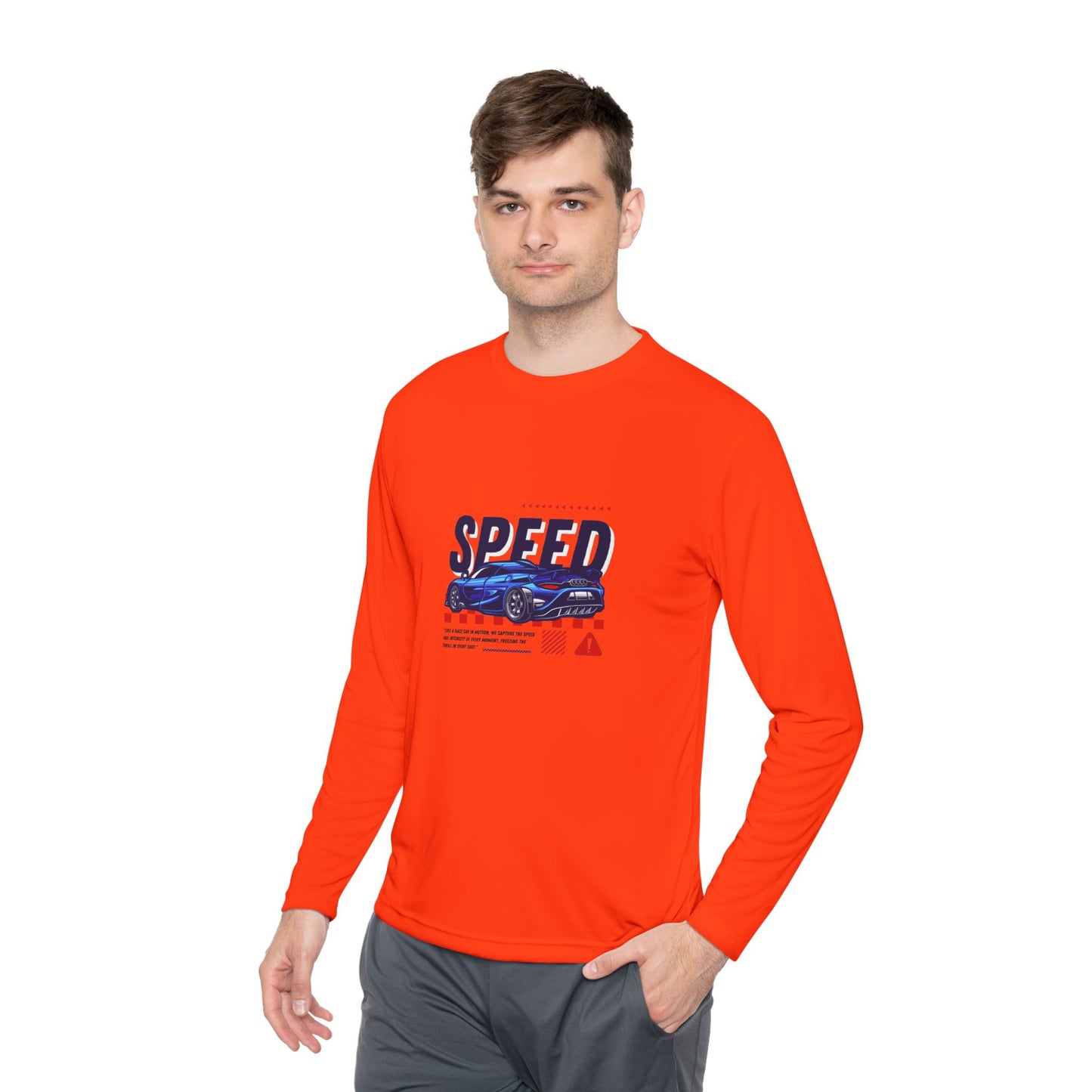 Men's Long Sleeve Tee - Speed Racer Graphic Tee - Clix Bazaar