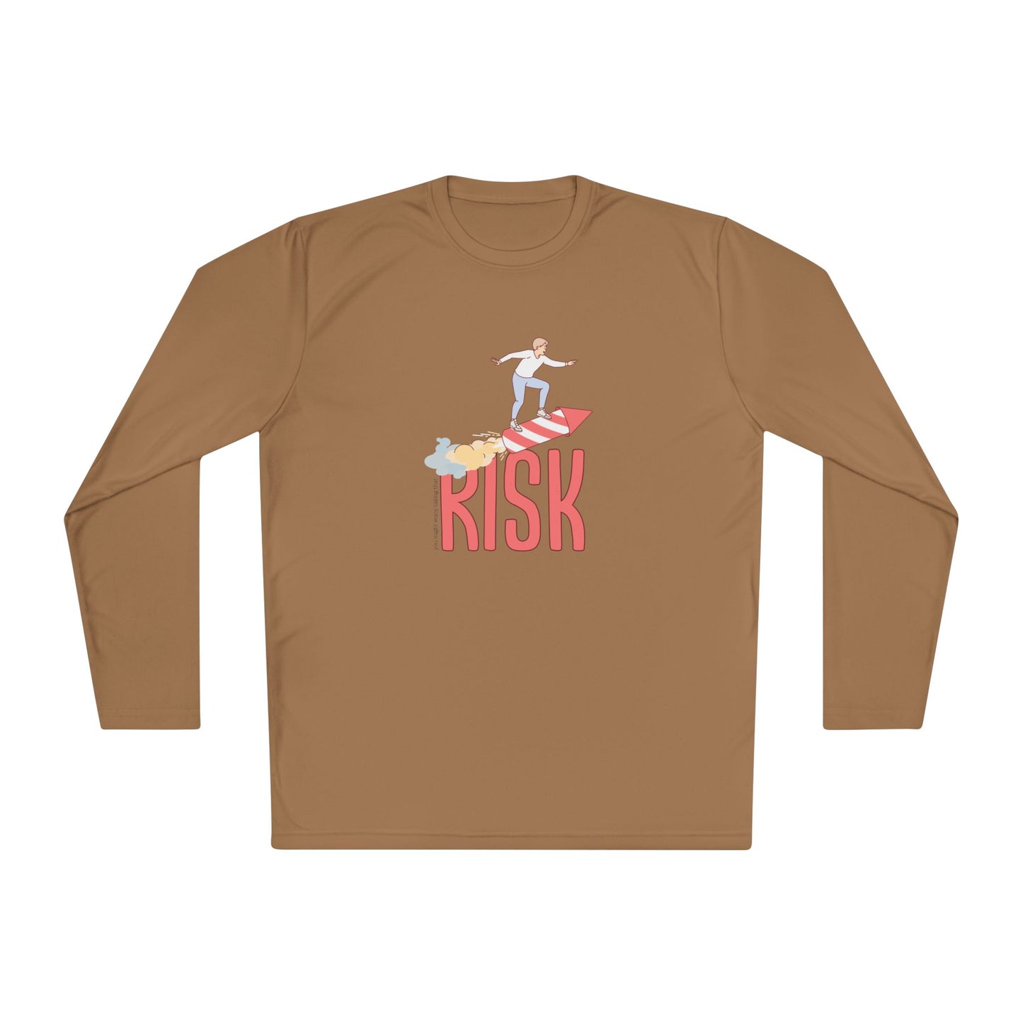 Men's Long Sleeve Tee - Surfing Risk Design - Clix Bazaar