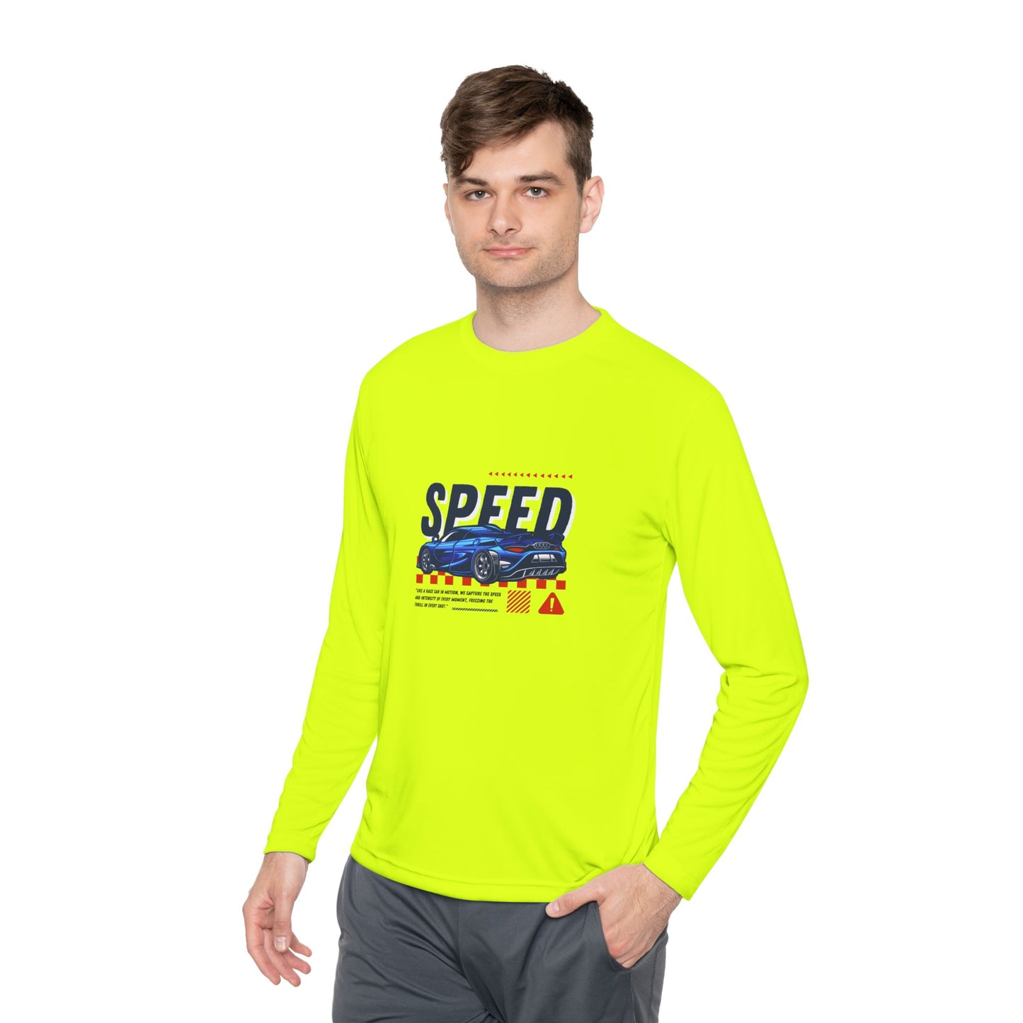 Men's Long Sleeve Tee - Speed Racer Graphic Tee - Clix Bazaar