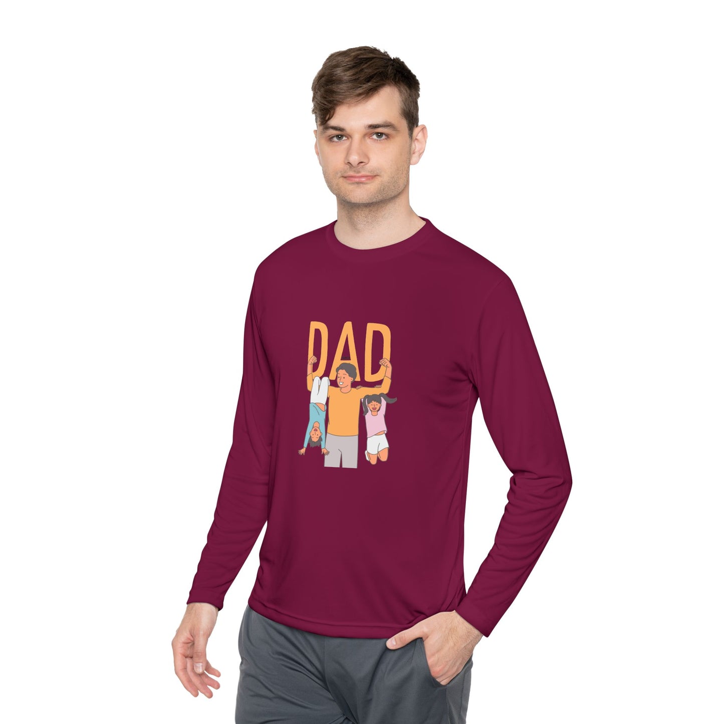Men's Long Sleeve Tee - Perfect Gift for Father's Day and Family Celebrations - Clix Bazaar