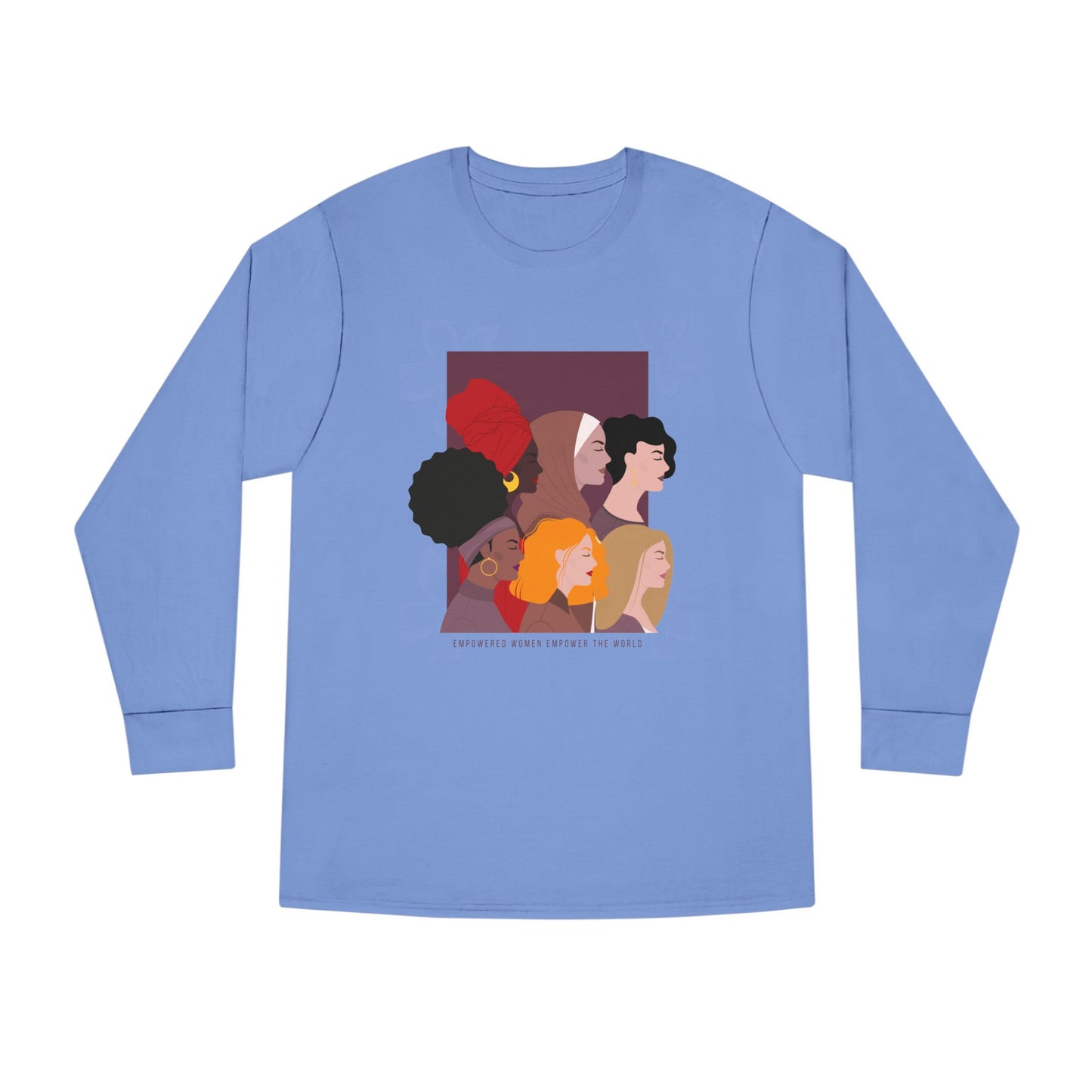 Women's Long Sleeve Crewneck Tee - Clix Bazaar