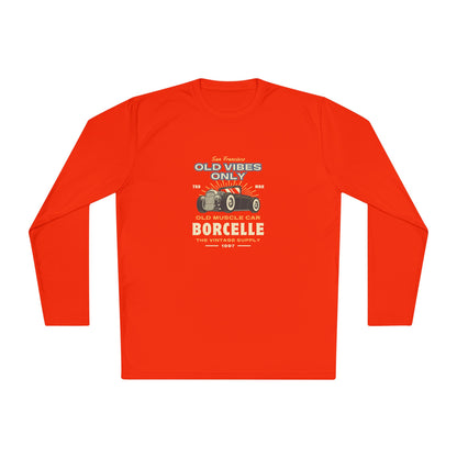 Men's Long Sleeve Tee - Vintage Muscle Car Design - Clix Bazaar
