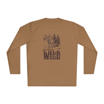 Men's Long Sleeve Tee - 'Keep Nature Wild' - Clix Bazaar
