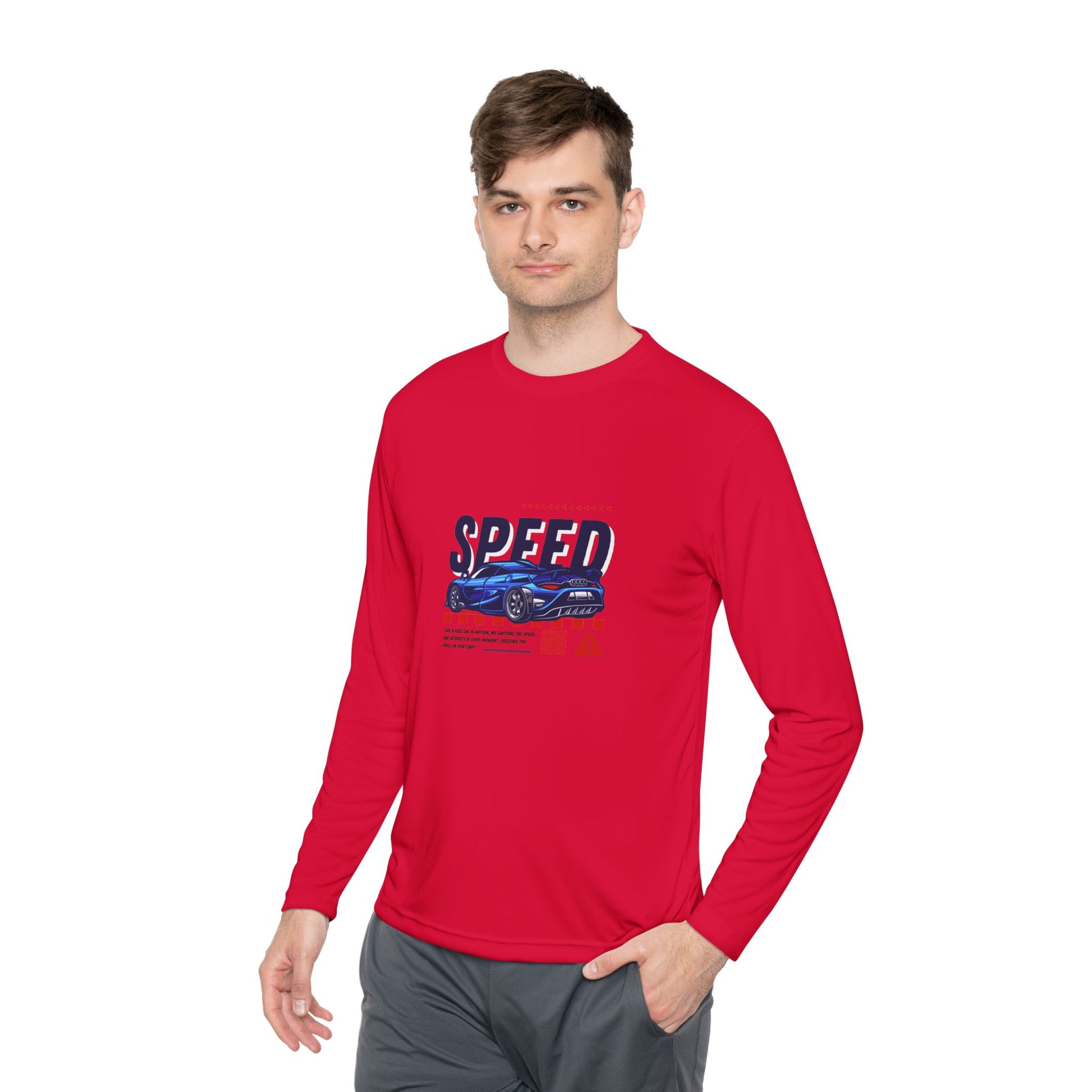 Men's Long Sleeve Tee - Speed Racer Graphic Tee - Clix Bazaar