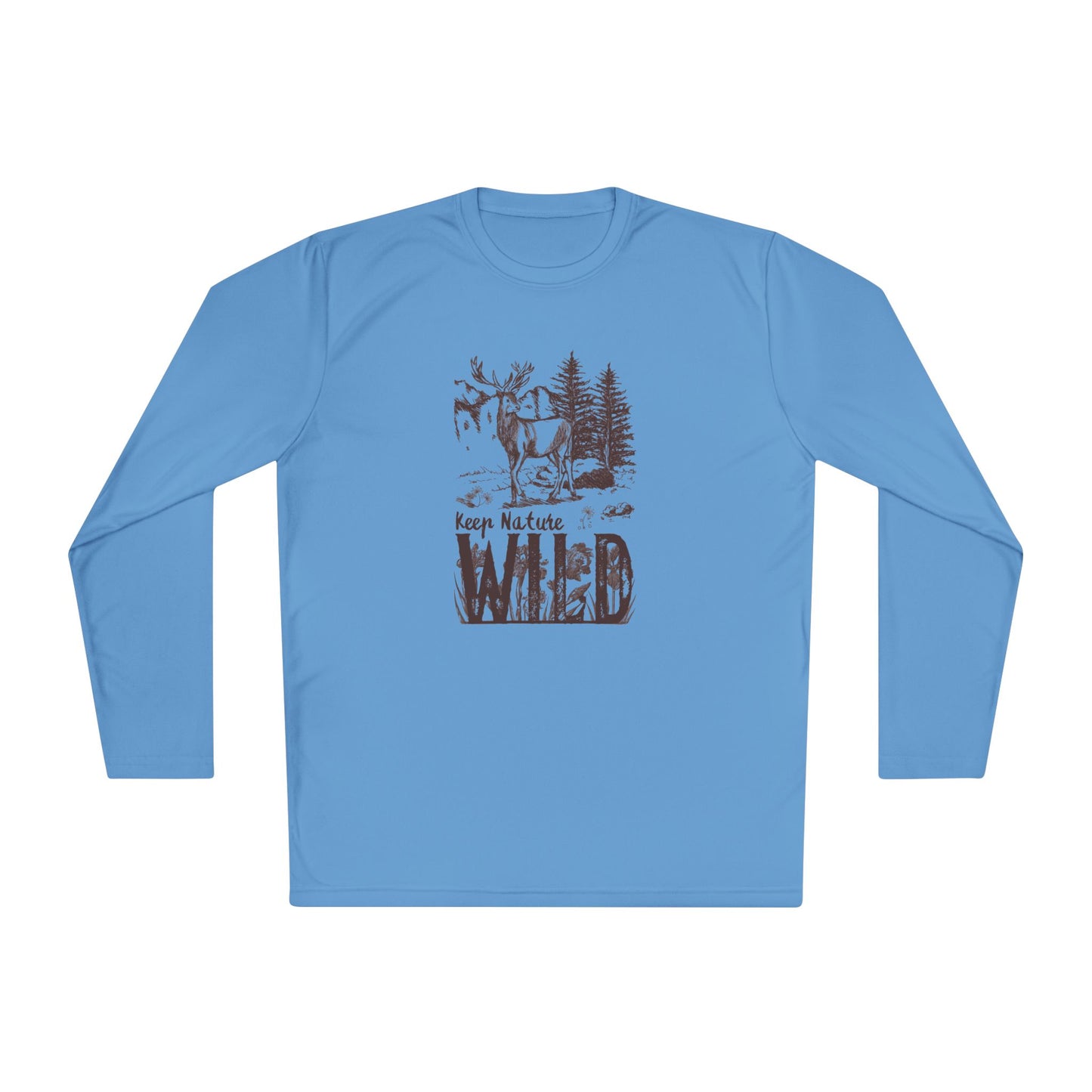 Men's Long Sleeve Tee - 'Keep Nature Wild' - Clix Bazaar