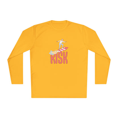 Men's Long Sleeve Tee - Surfing Risk Design - Clix Bazaar