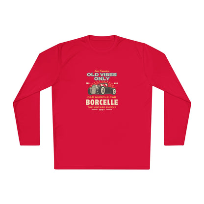 Men's Long Sleeve Tee - Vintage Muscle Car Design - Clix Bazaar