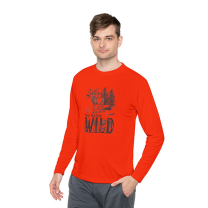 Men's Long Sleeve Tee - 'Keep Nature Wild' - Clix Bazaar