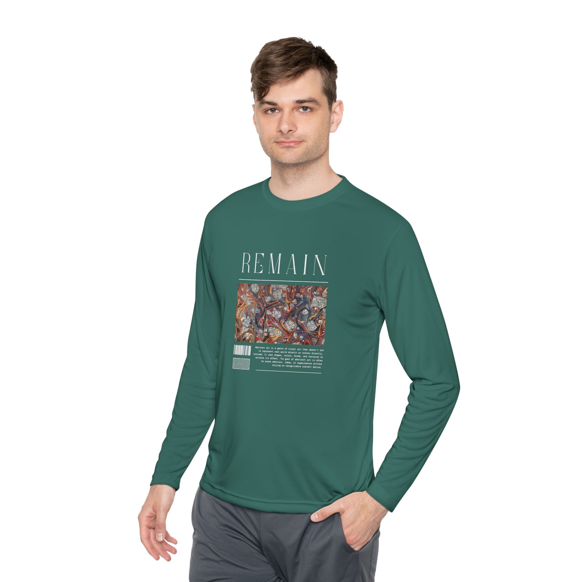 Men's Long Sleeve Tee - Comfortable Casual Wear for Art Lovers - Clix Bazaar