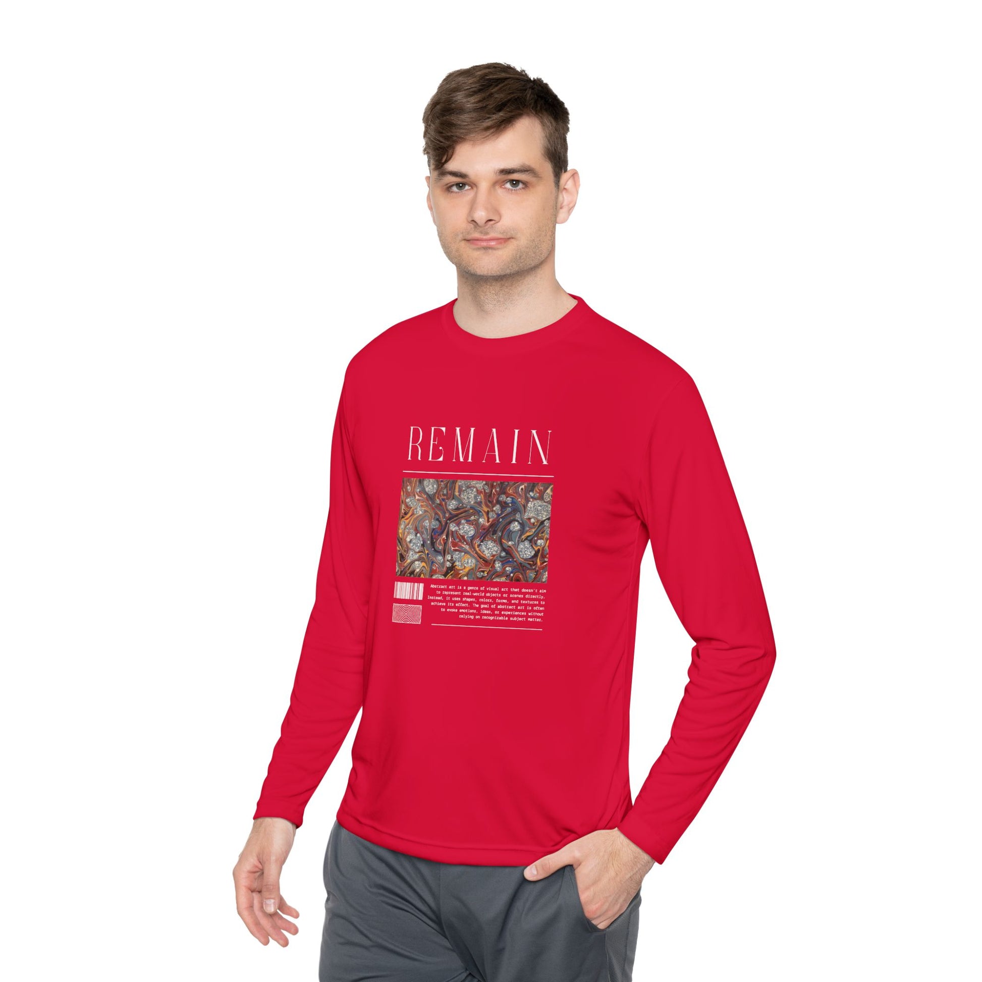 Men's Long Sleeve Tee - Comfortable Casual Wear for Art Lovers - Clix Bazaar