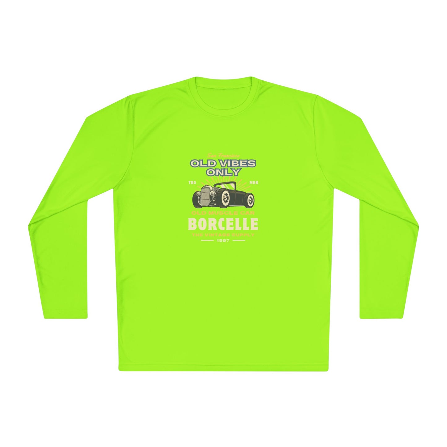 Men's Long Sleeve Tee - Vintage Muscle Car Design - Clix Bazaar
