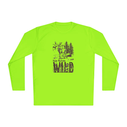Men's Long Sleeve Tee - 'Keep Nature Wild' - Clix Bazaar