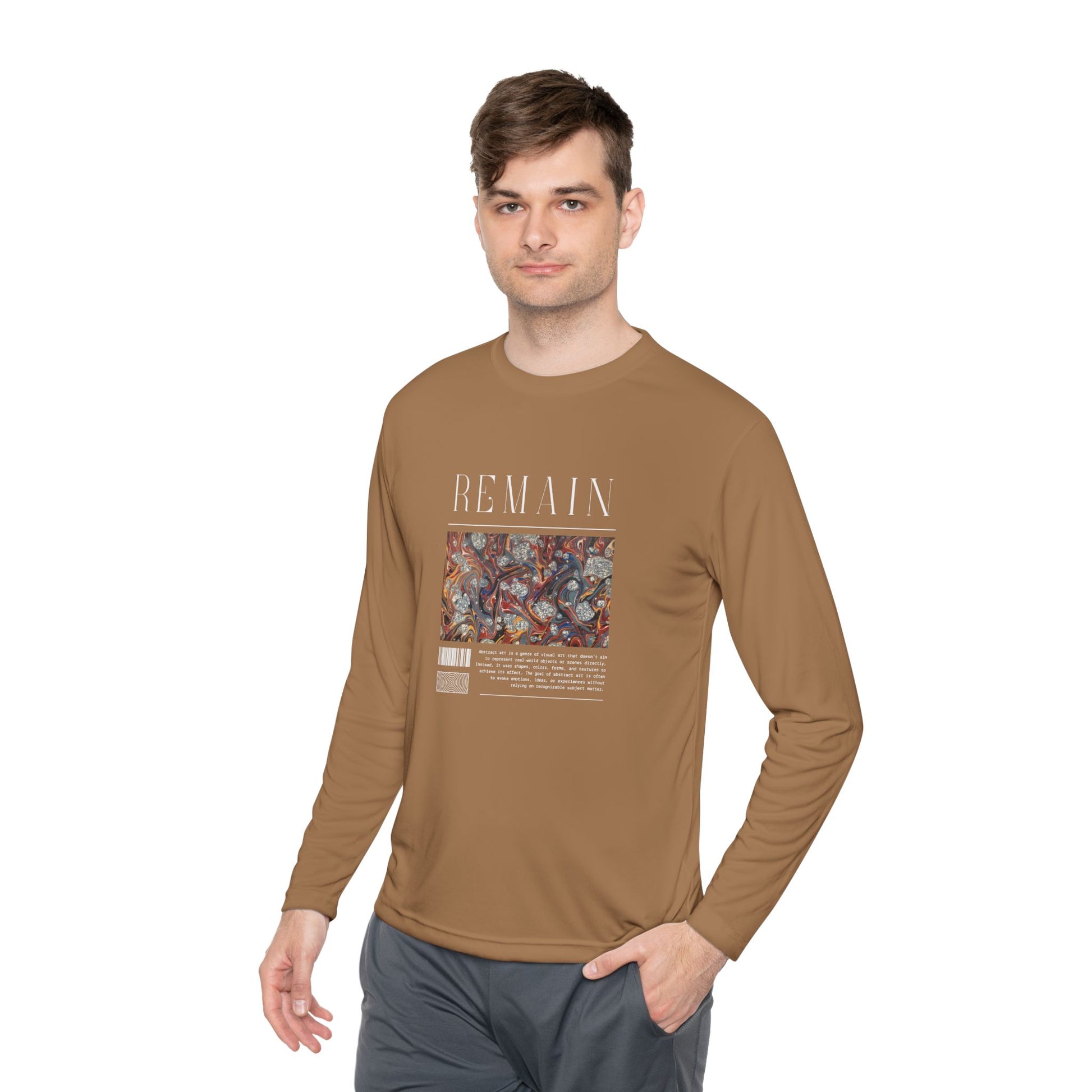 Men's Long Sleeve Tee - Comfortable Casual Wear for Art Lovers - Clix Bazaar