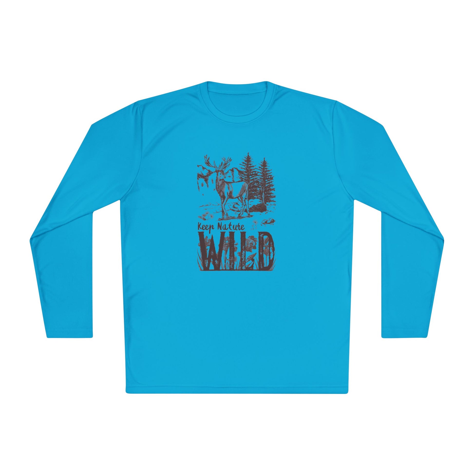 Men's Long Sleeve Tee - 'Keep Nature Wild' - Clix Bazaar