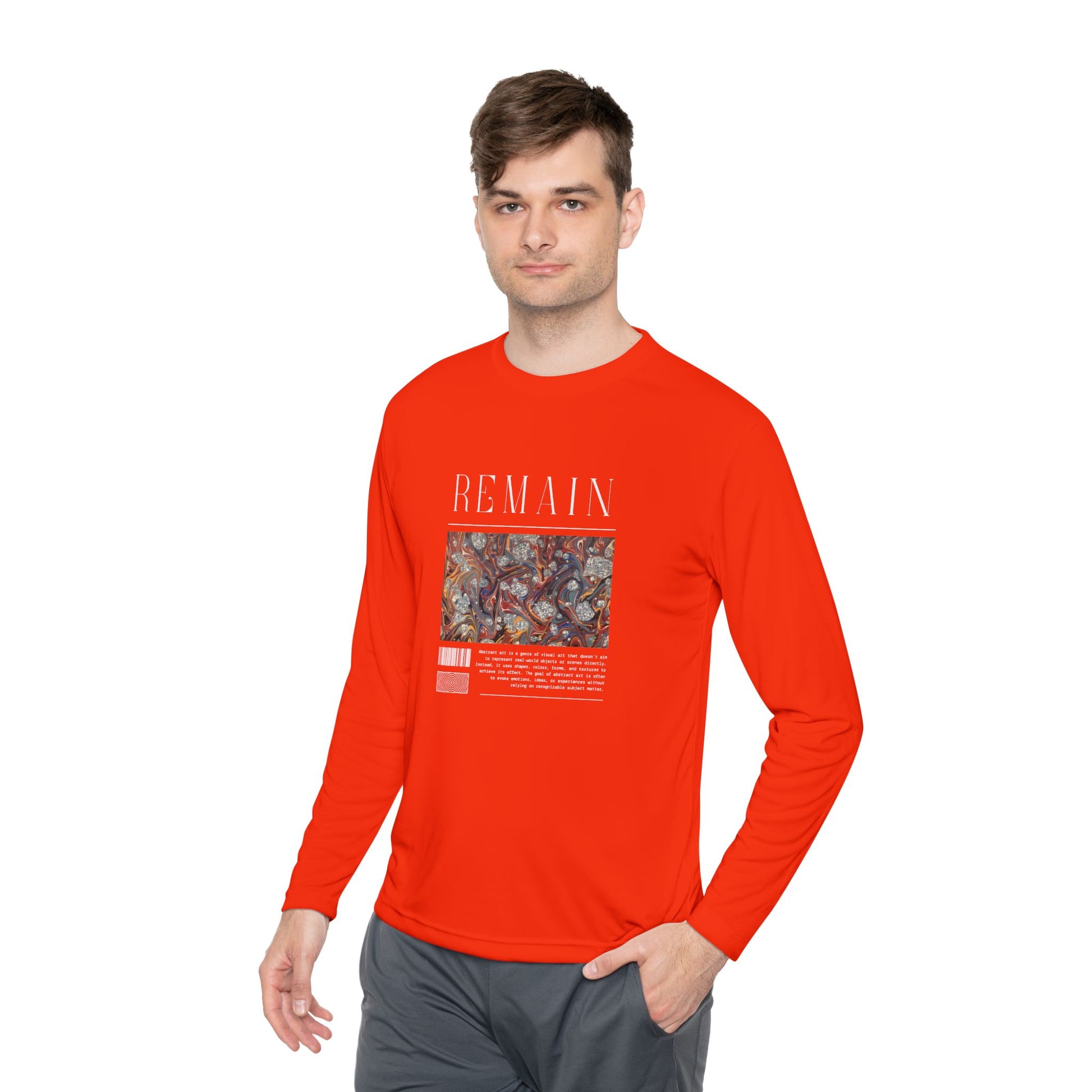 Men's Long Sleeve Tee - Comfortable Casual Wear for Art Lovers - Clix Bazaar