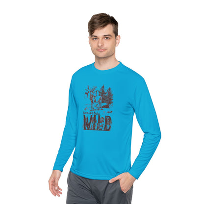 Men's Long Sleeve Tee - 'Keep Nature Wild' - Clix Bazaar