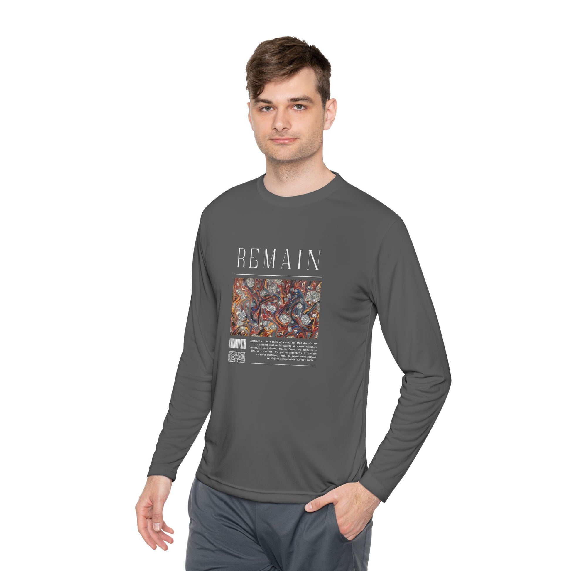 Men's Long Sleeve Tee - Comfortable Casual Wear for Art Lovers - Clix Bazaar