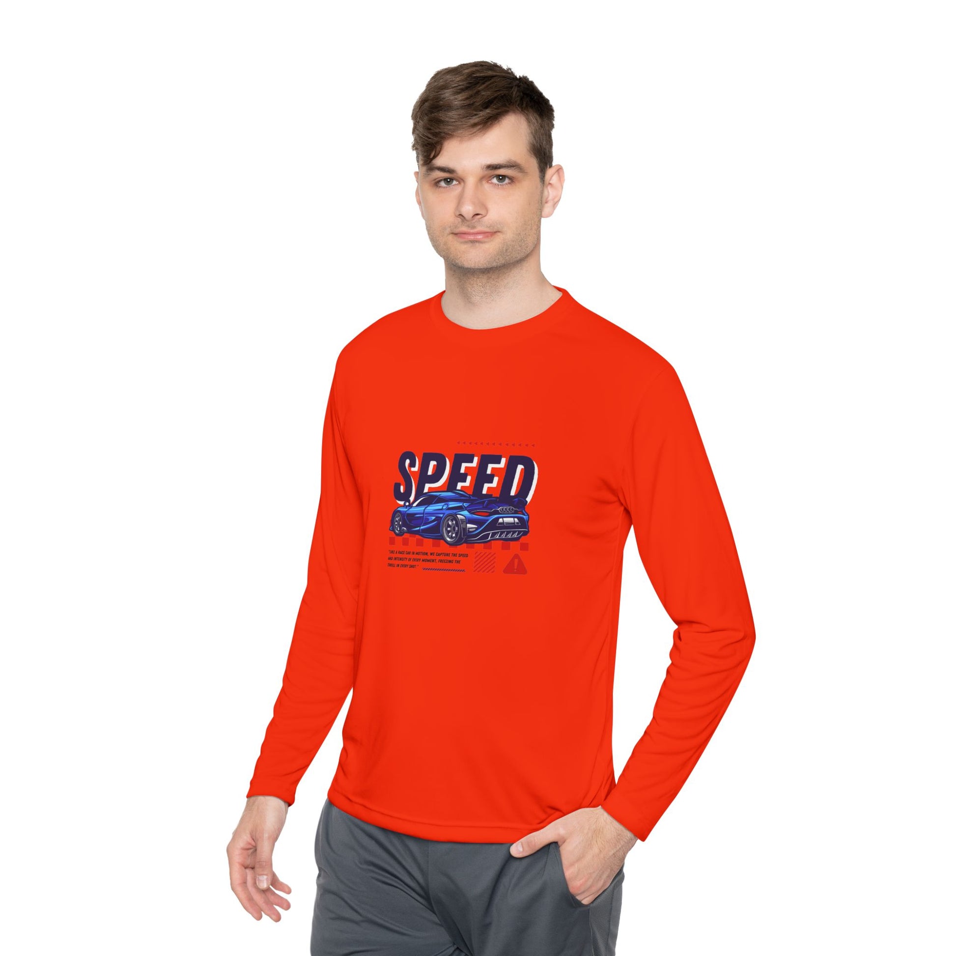 Men's Long Sleeve Tee - Speed Racer Graphic Tee - Clix Bazaar