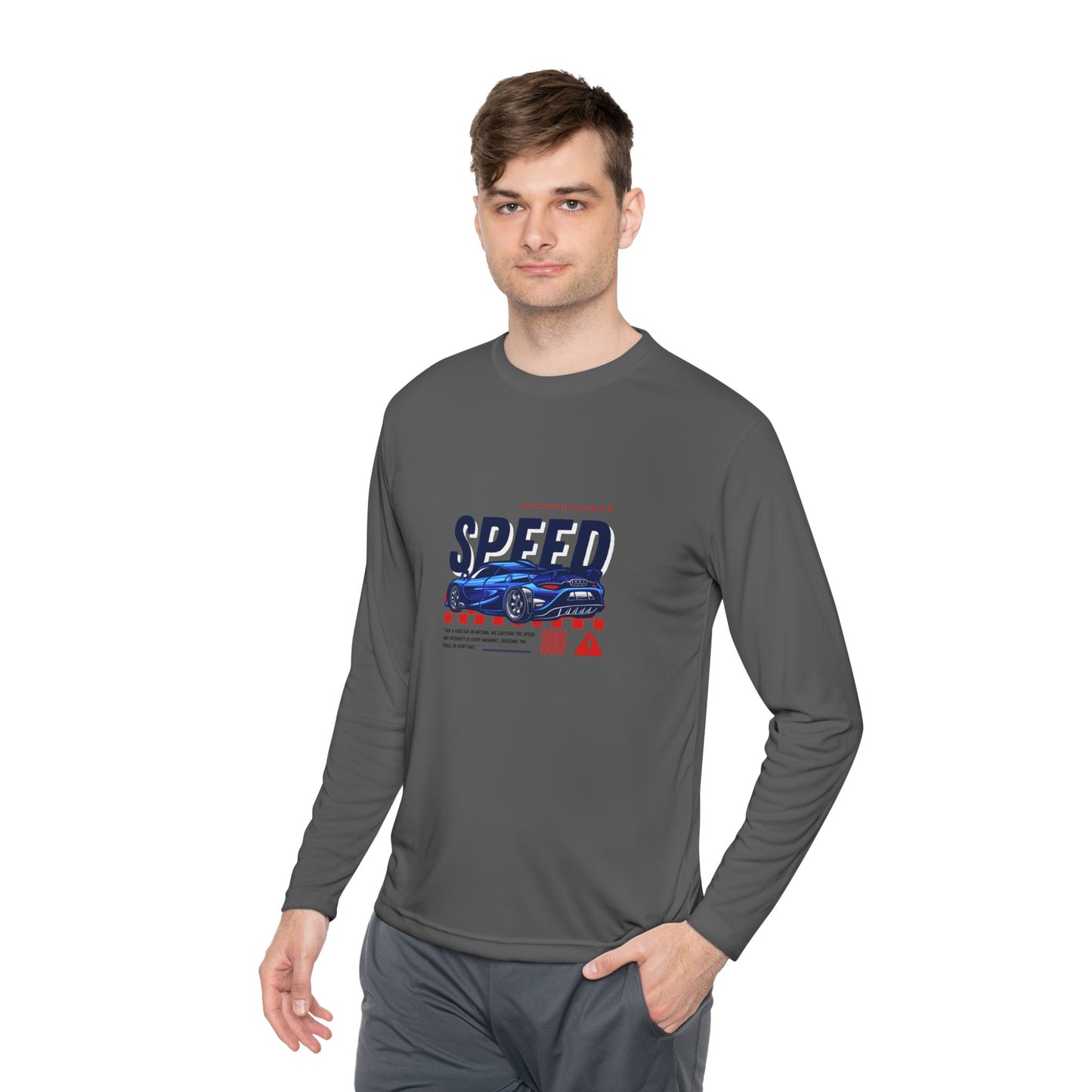 Men's Long Sleeve Tee - Speed Racer Graphic Tee - Clix Bazaar