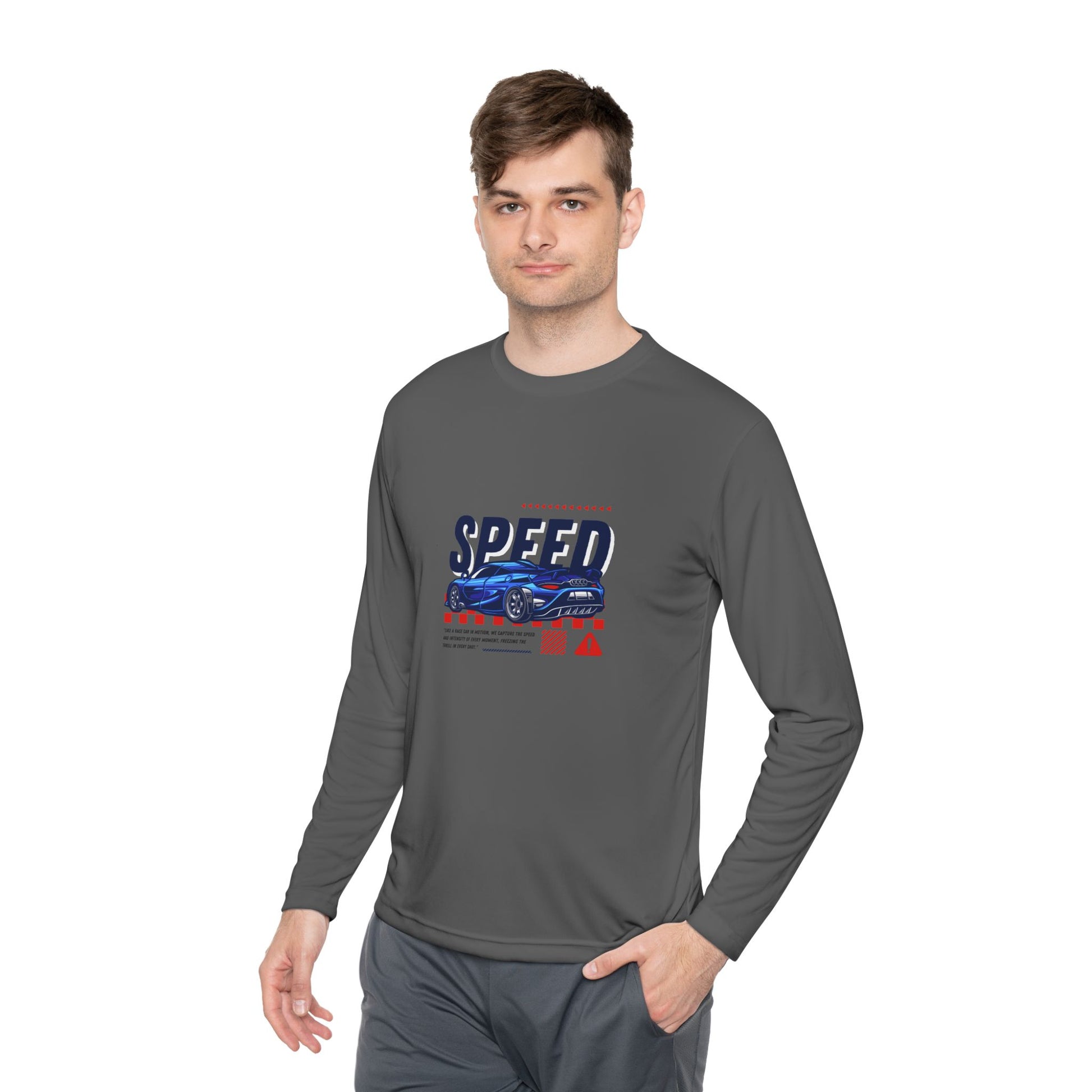 Men's Long Sleeve Tee - Speed Racer Graphic Tee - Clix Bazaar