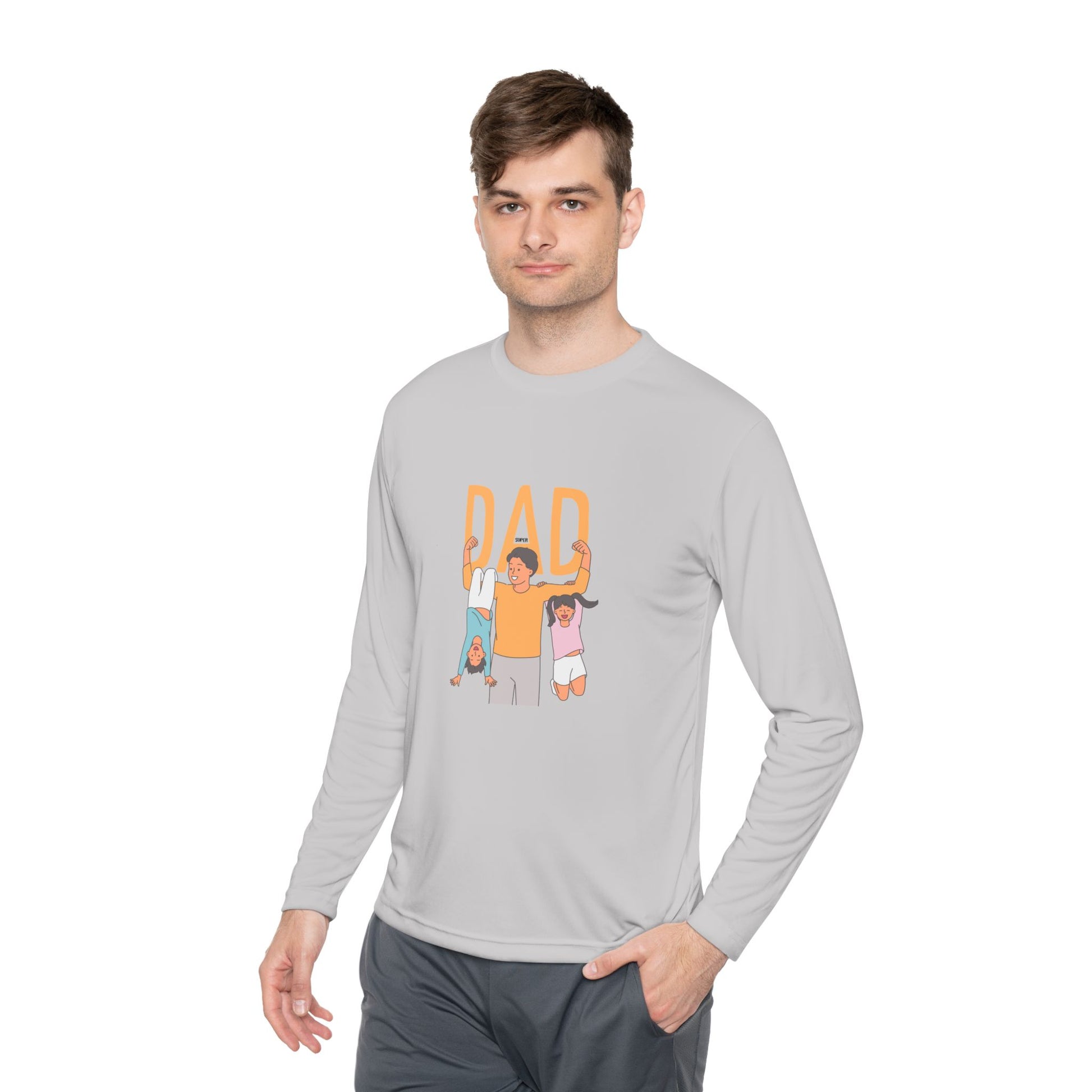 Men's Long Sleeve Tee - Perfect Gift for Father's Day and Family Celebrations - Clix Bazaar