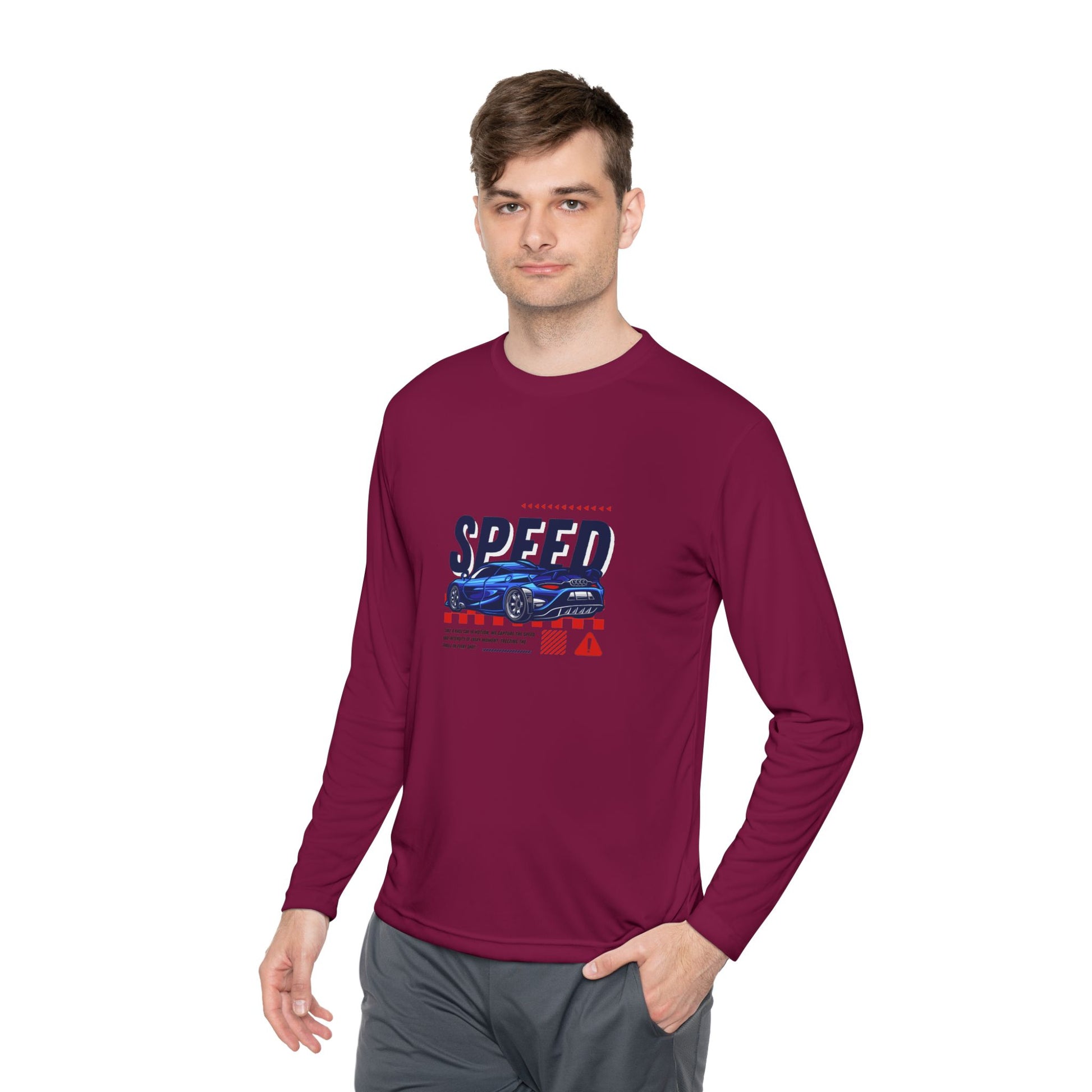 Men's Long Sleeve Tee - Speed Racer Graphic Tee - Clix Bazaar