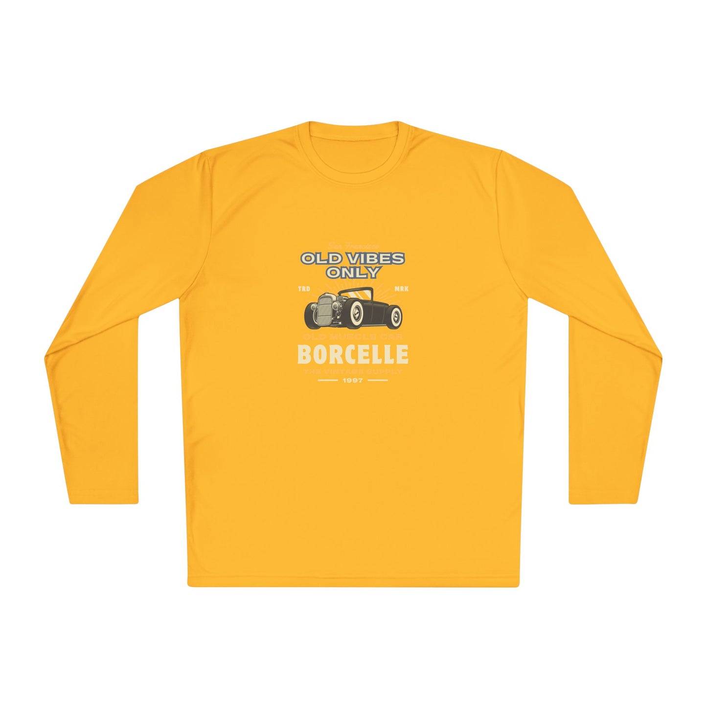 Men's Long Sleeve Tee - Vintage Muscle Car Design - Clix Bazaar