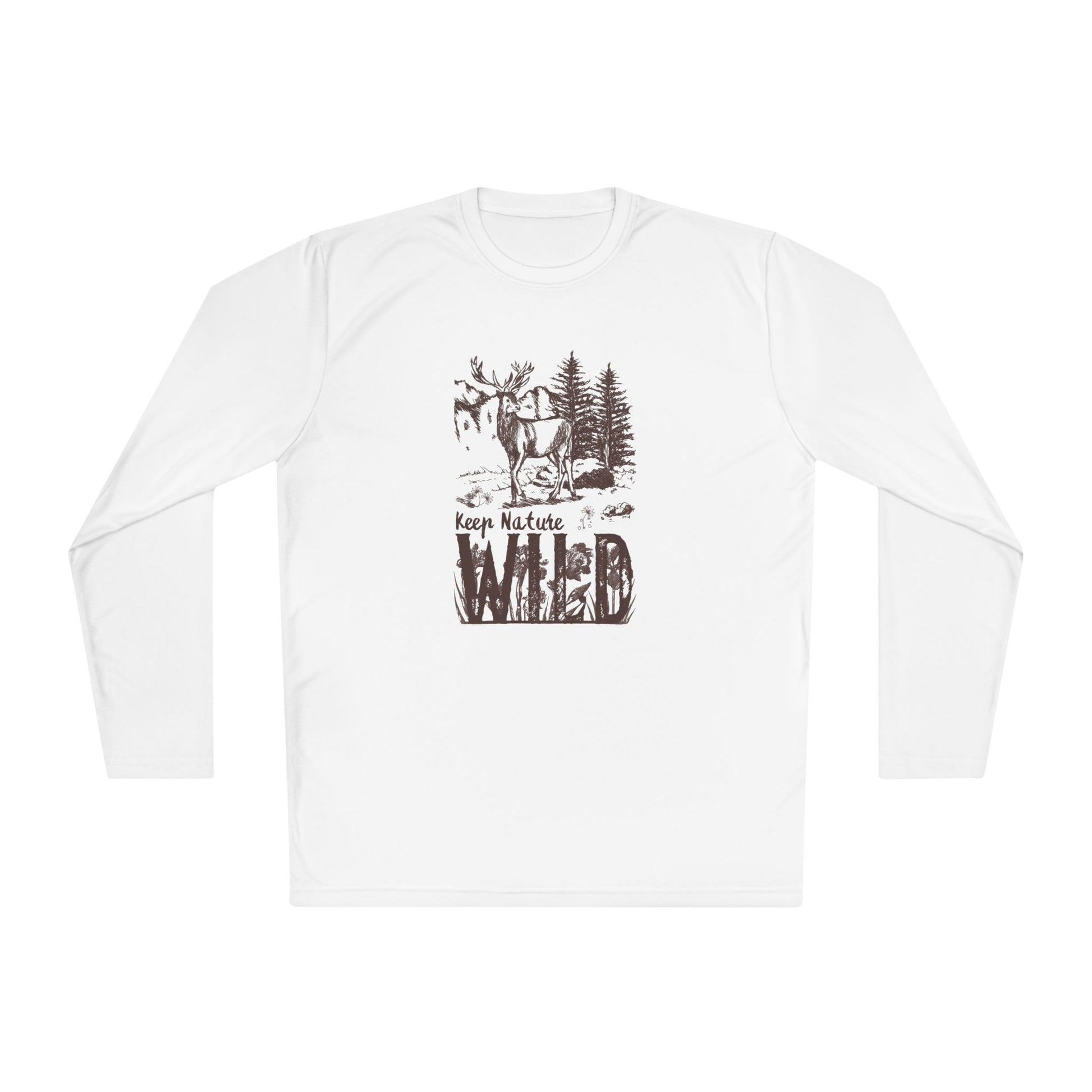 Men's Long Sleeve Tee - 'Keep Nature Wild' - Clix Bazaar