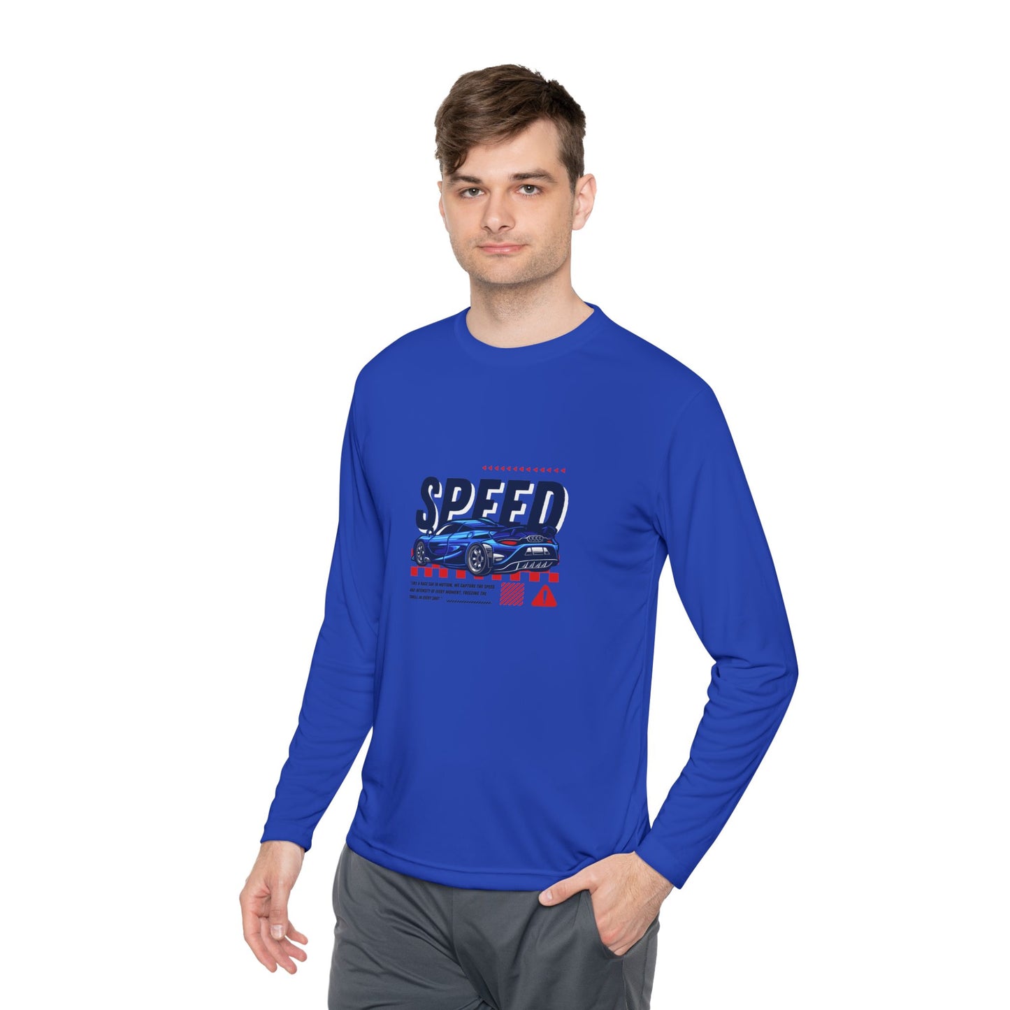 Men's Long Sleeve Tee - Speed Racer Graphic Tee - Clix Bazaar