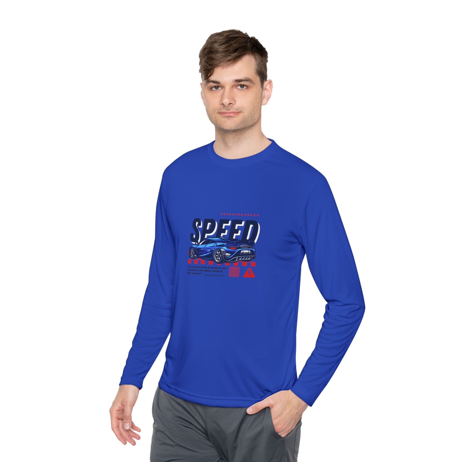Men's Long Sleeve Tee - Speed Racer Graphic Tee - Clix Bazaar