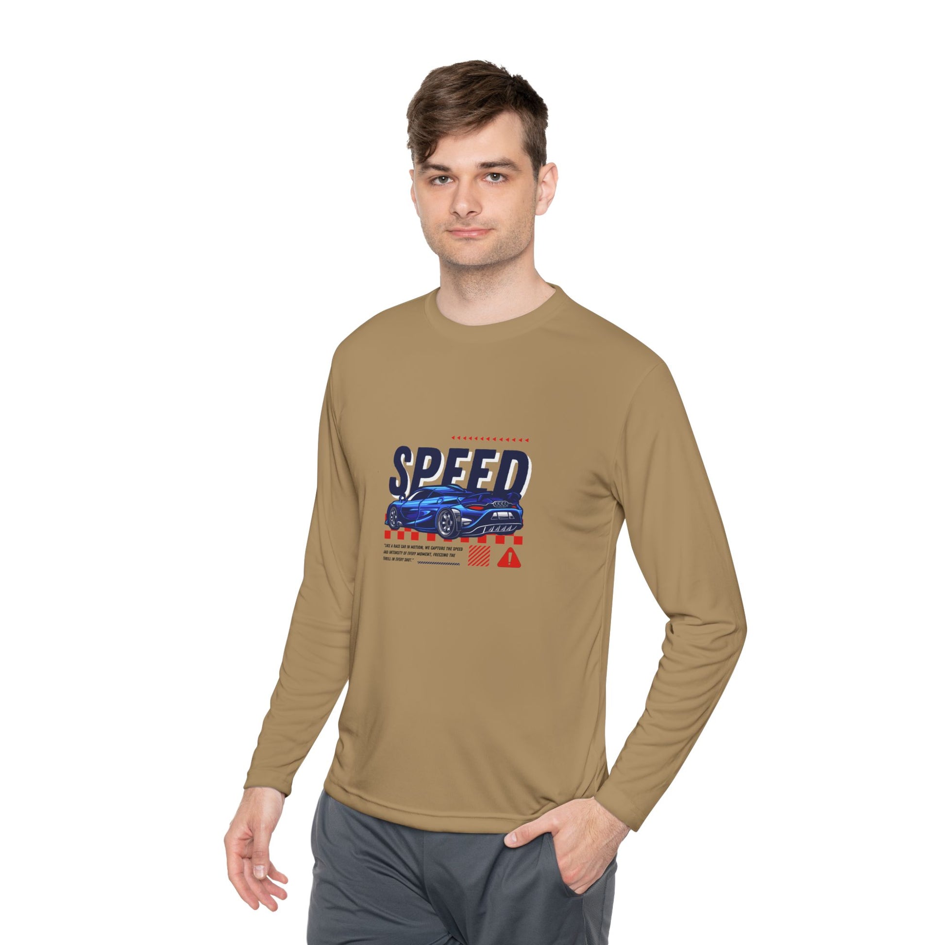 Men's Long Sleeve Tee - Speed Racer Graphic Tee - Clix Bazaar