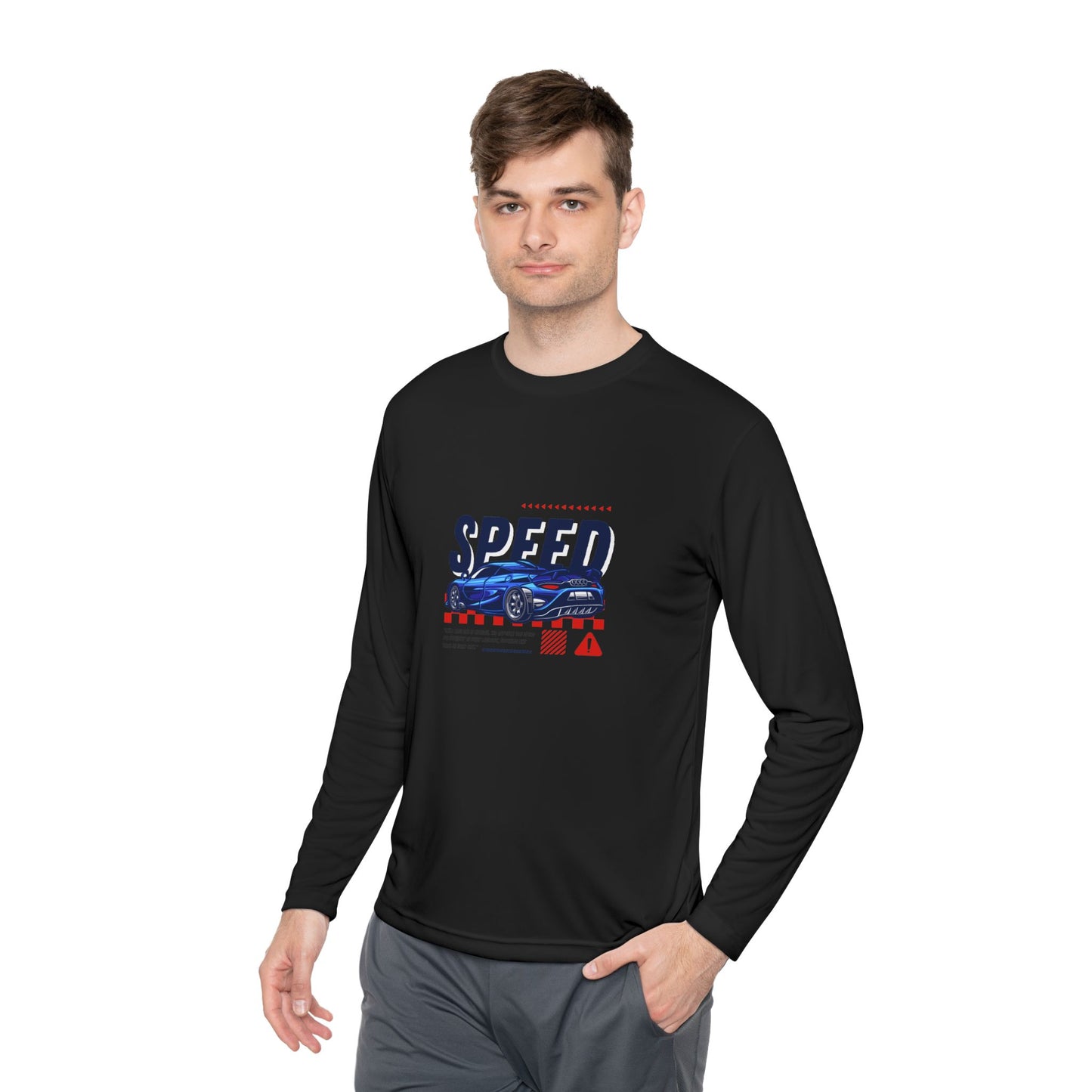 Men's Long Sleeve Tee - Speed Racer Graphic Tee - Clix Bazaar