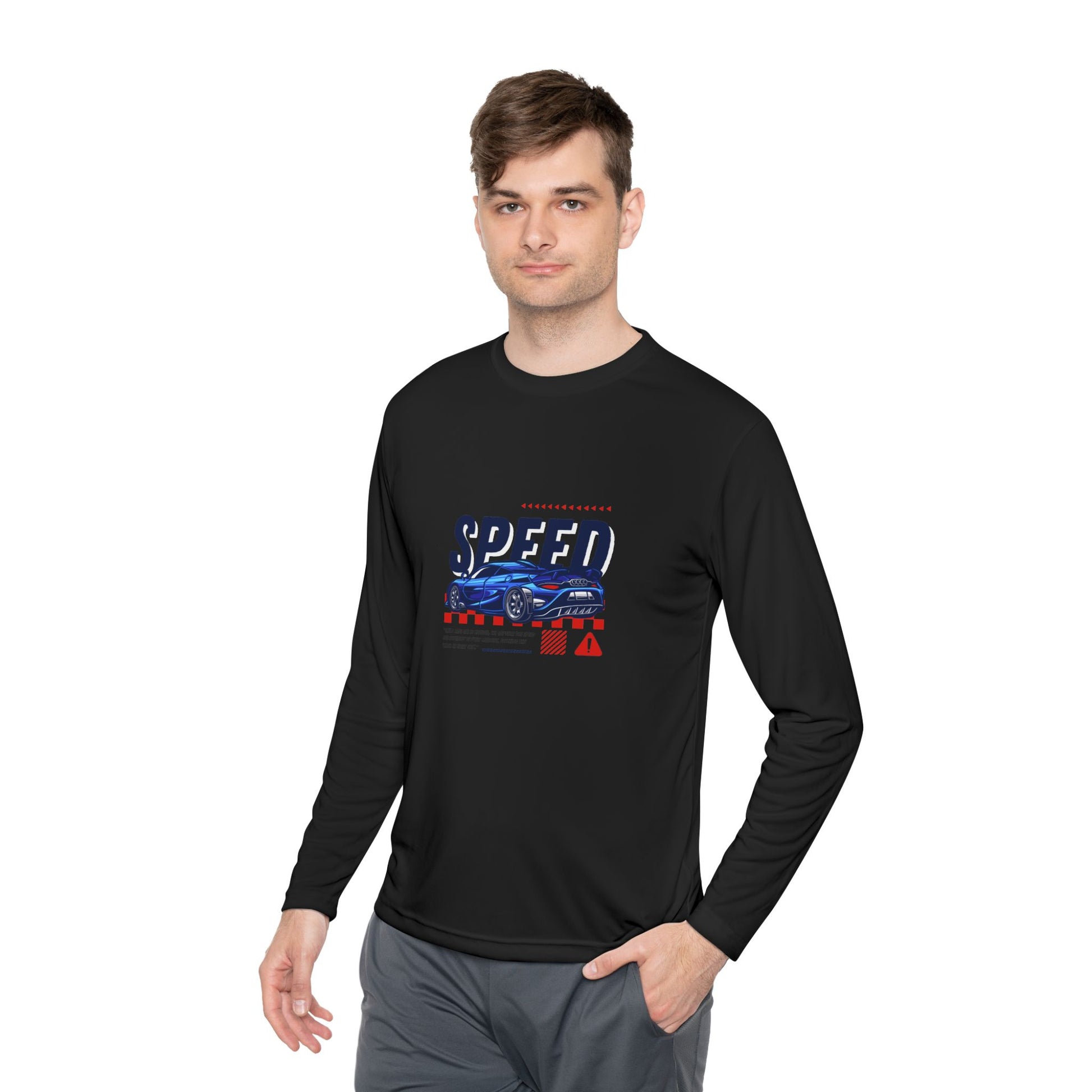 Men's Long Sleeve Tee - Speed Racer Graphic Tee - Clix Bazaar