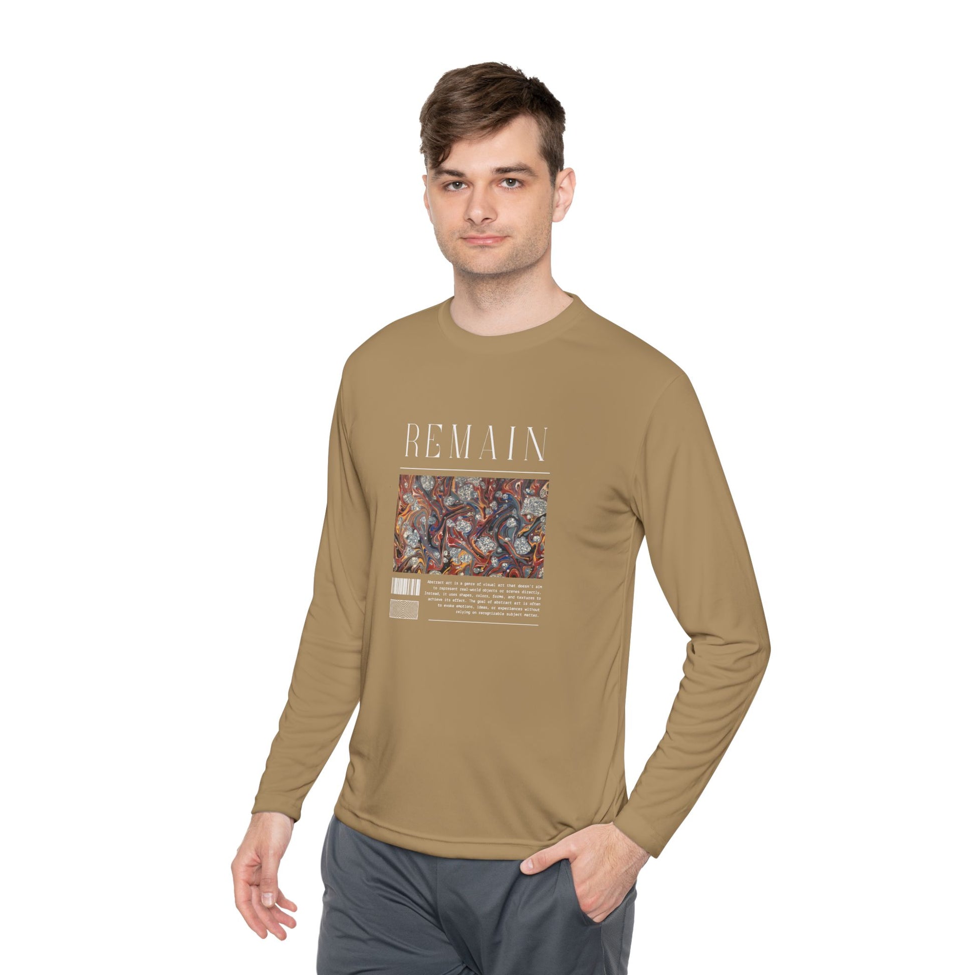 Men's Long Sleeve Tee - Comfortable Casual Wear for Art Lovers - Clix Bazaar