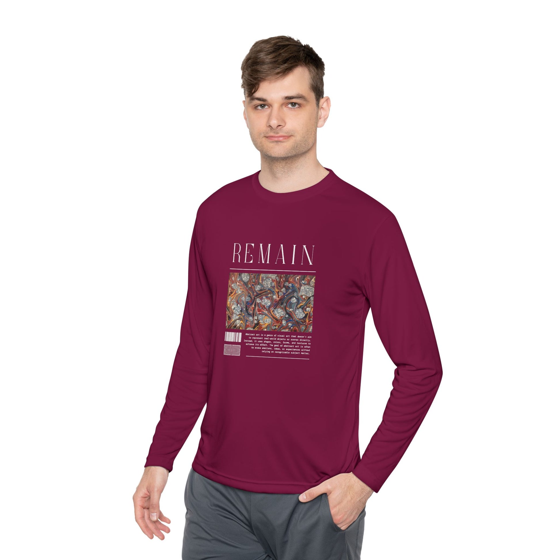 Men's Long Sleeve Tee - Comfortable Casual Wear for Art Lovers - Clix Bazaar