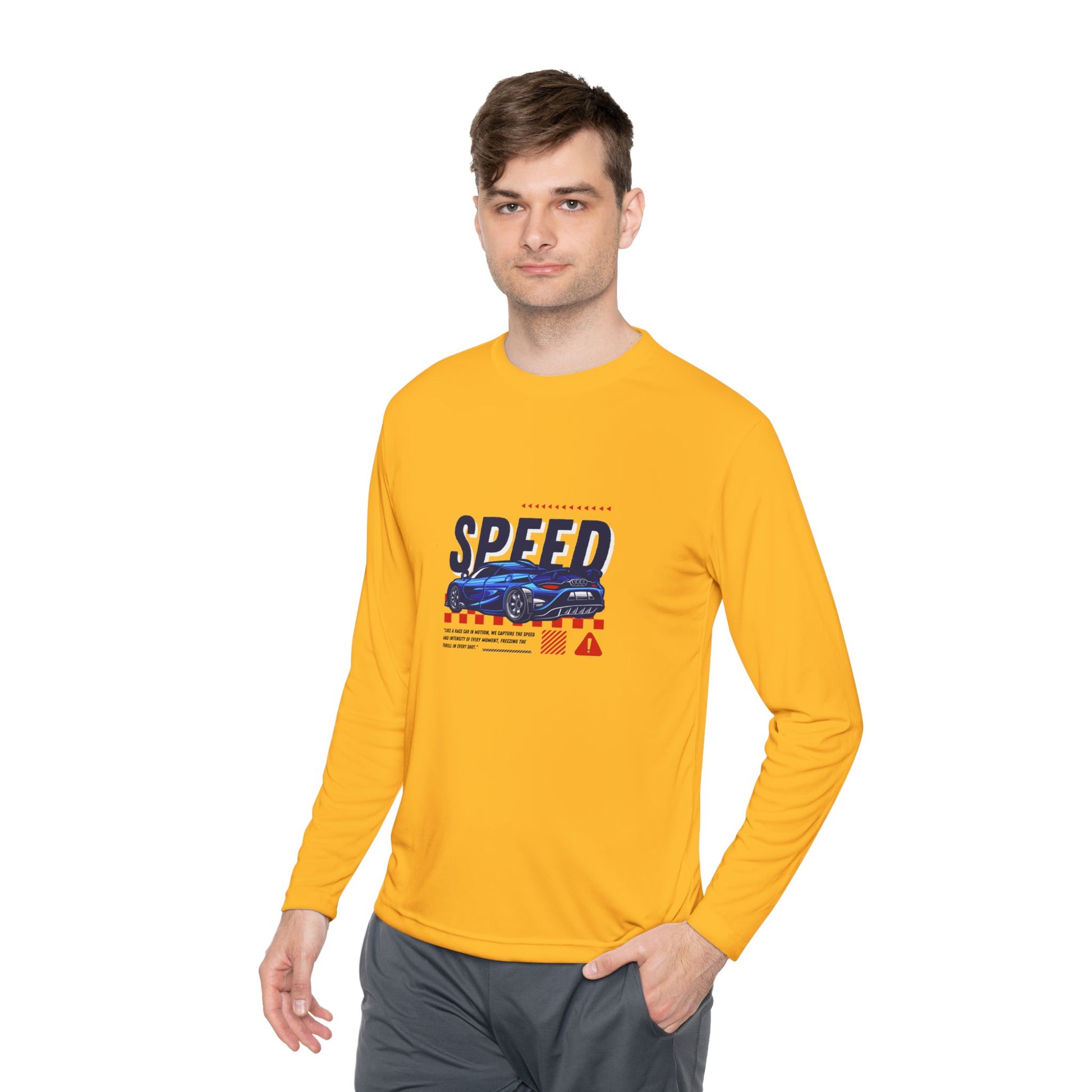 Men's Long Sleeve Tee - Speed Racer Graphic Tee - Clix Bazaar