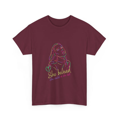 Women's Heavy Cotton Tee - Clix Bazaar